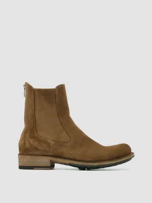 LEGRAND 229 - Light Brown Suede Zip Boots