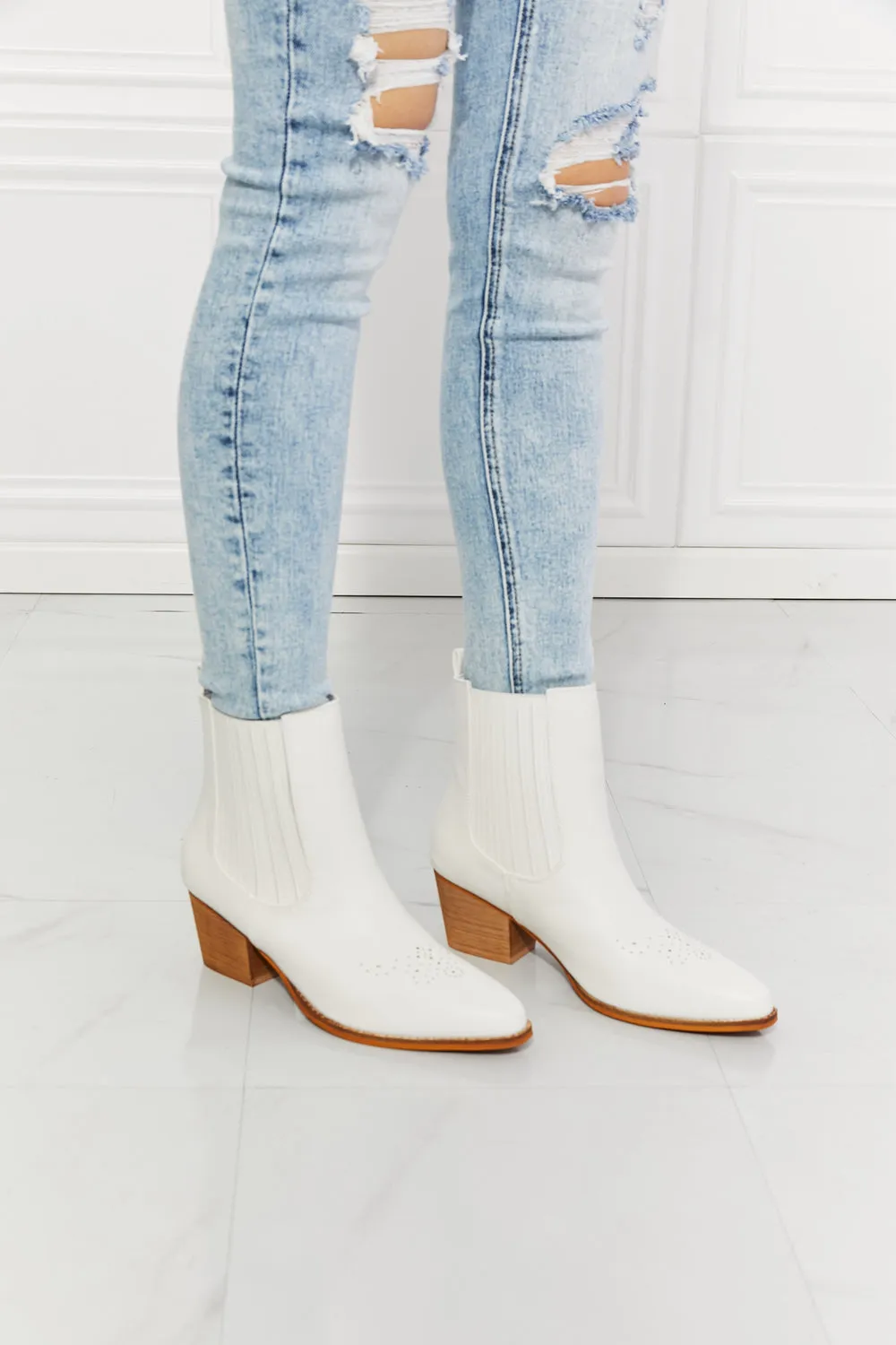 Love the Journey Stacked Heel Chelsea Boot