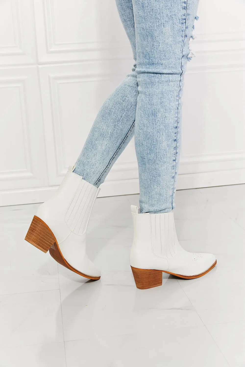 Love the Journey Stacked Heel Chelsea Boot