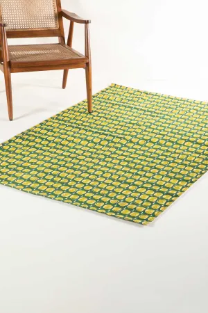 Marica Printed Rug (Green Pepper )