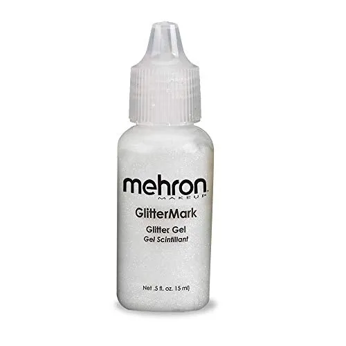 Mehron Makeup GlitterMark (.5 oz) (Crystal White)