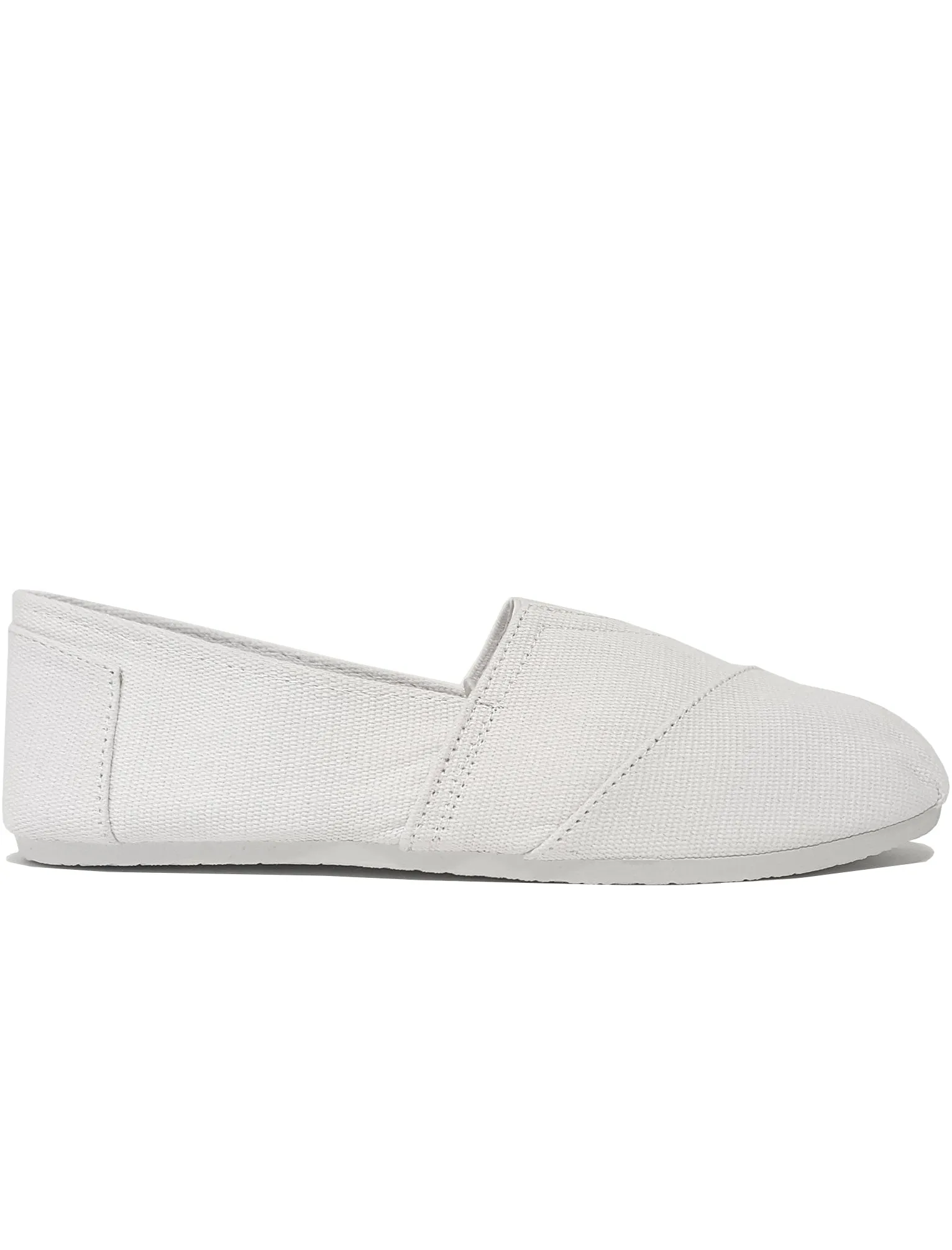 Mens Quincy Slip On Canvas Espadrilles in White