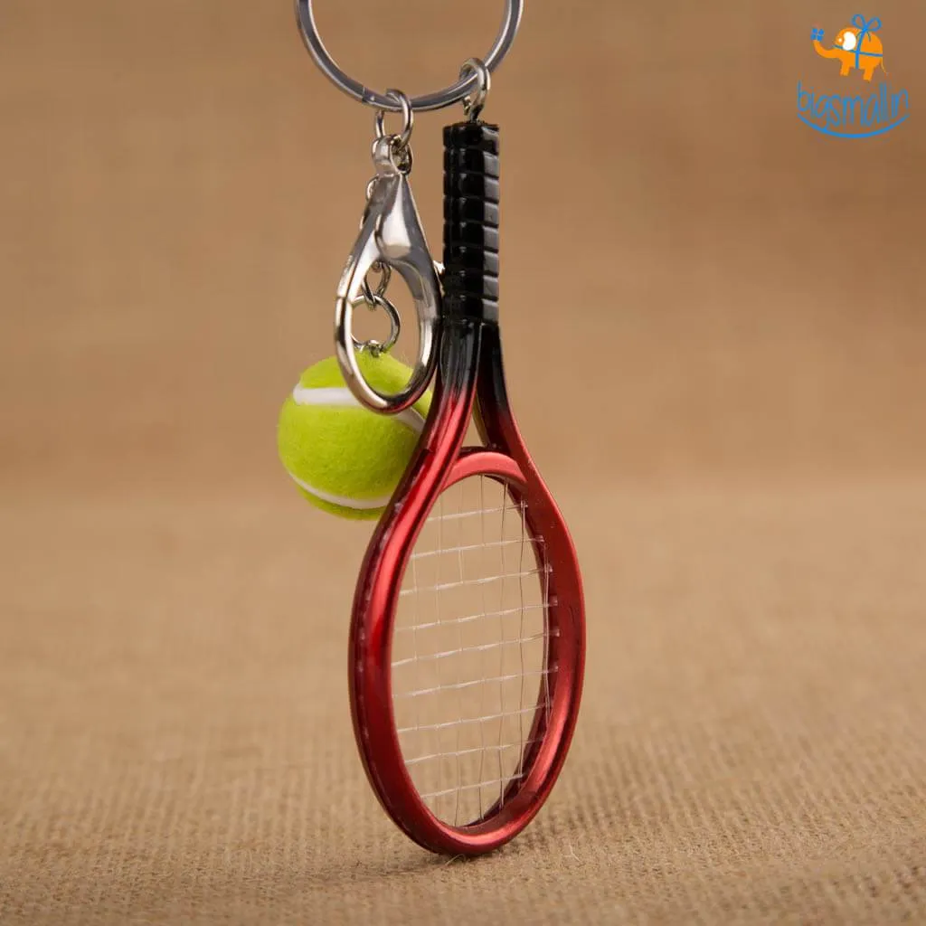 Mini Tennis Keychain