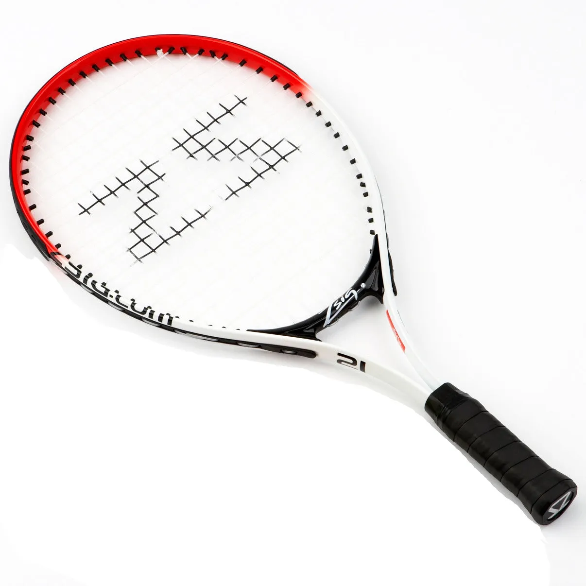 Mini Tennis | Red Stage | 21in Racket, Headcover & 3 Balls | Black