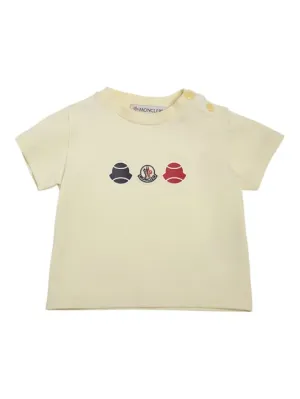 Moncler   Logo patch cotton jersey t-shirt 