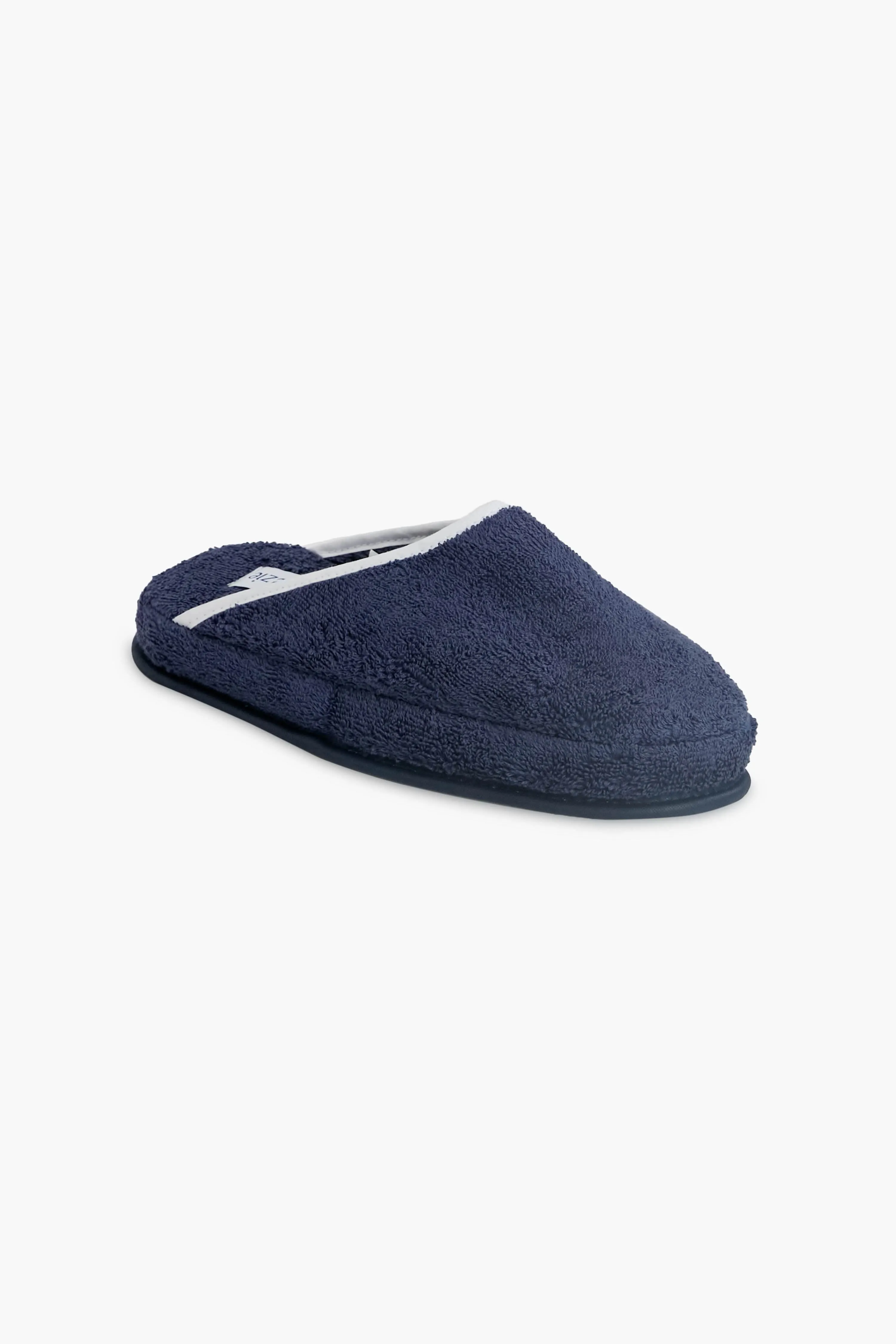 Navy Terry Slippers