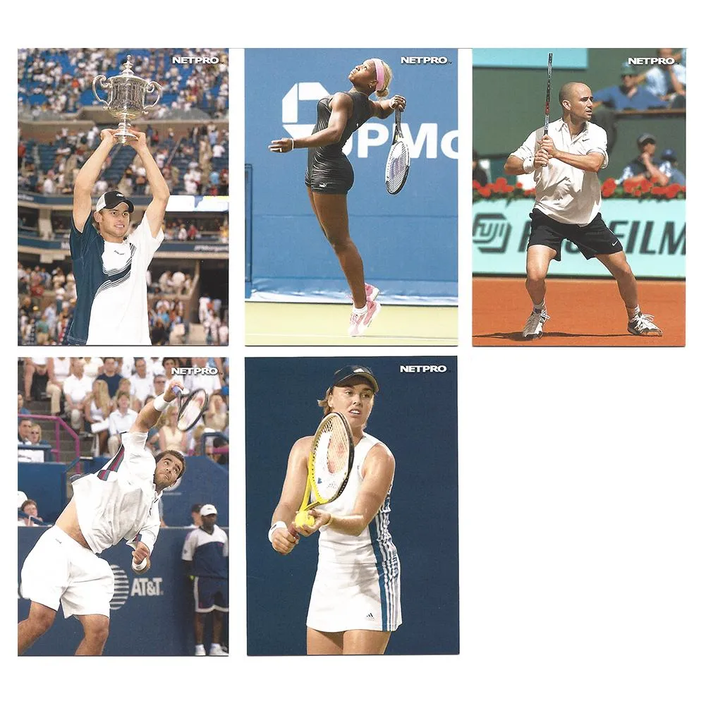 NETPRO Photo Edition Tennis Collector Card Set