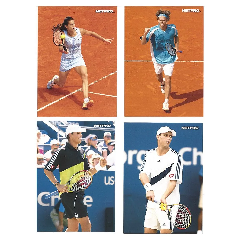 NETPRO Photo Edition Tennis Collector Card Set