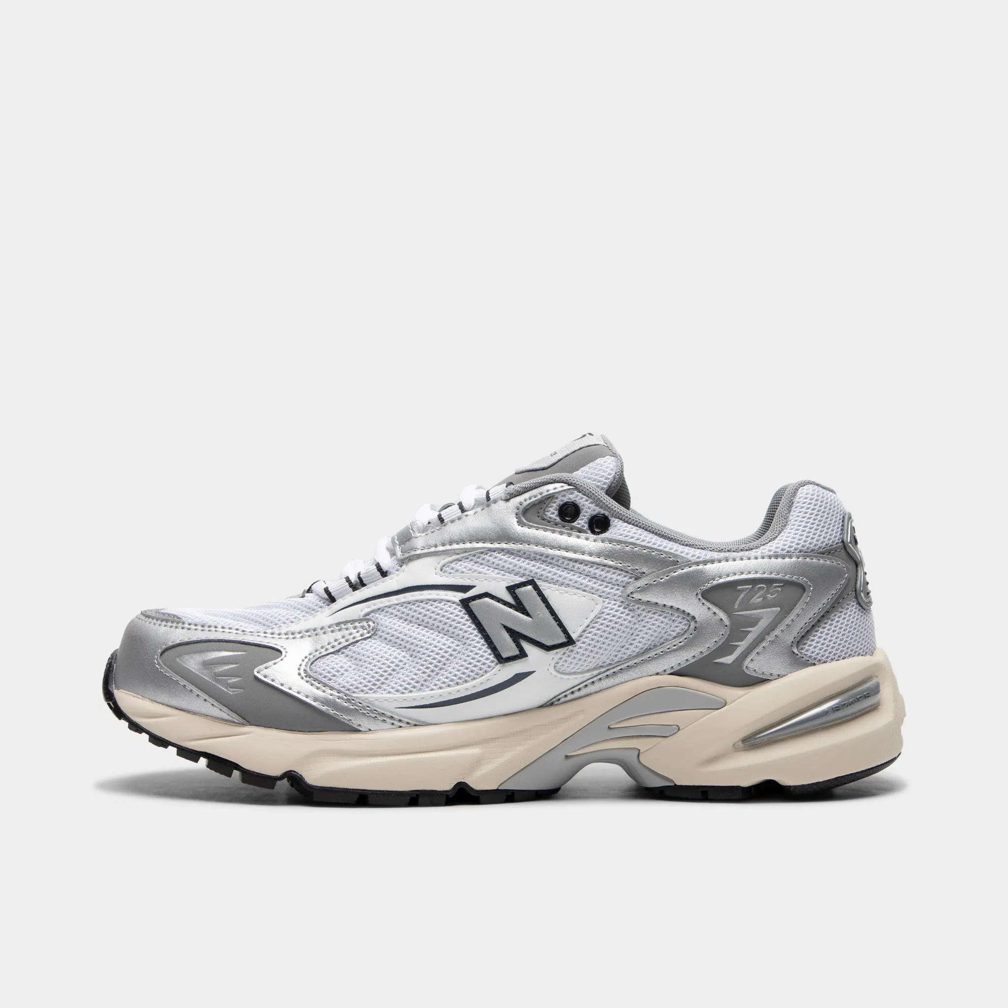 New Balance 725V1 White / Metallic Silver - Slate Grey