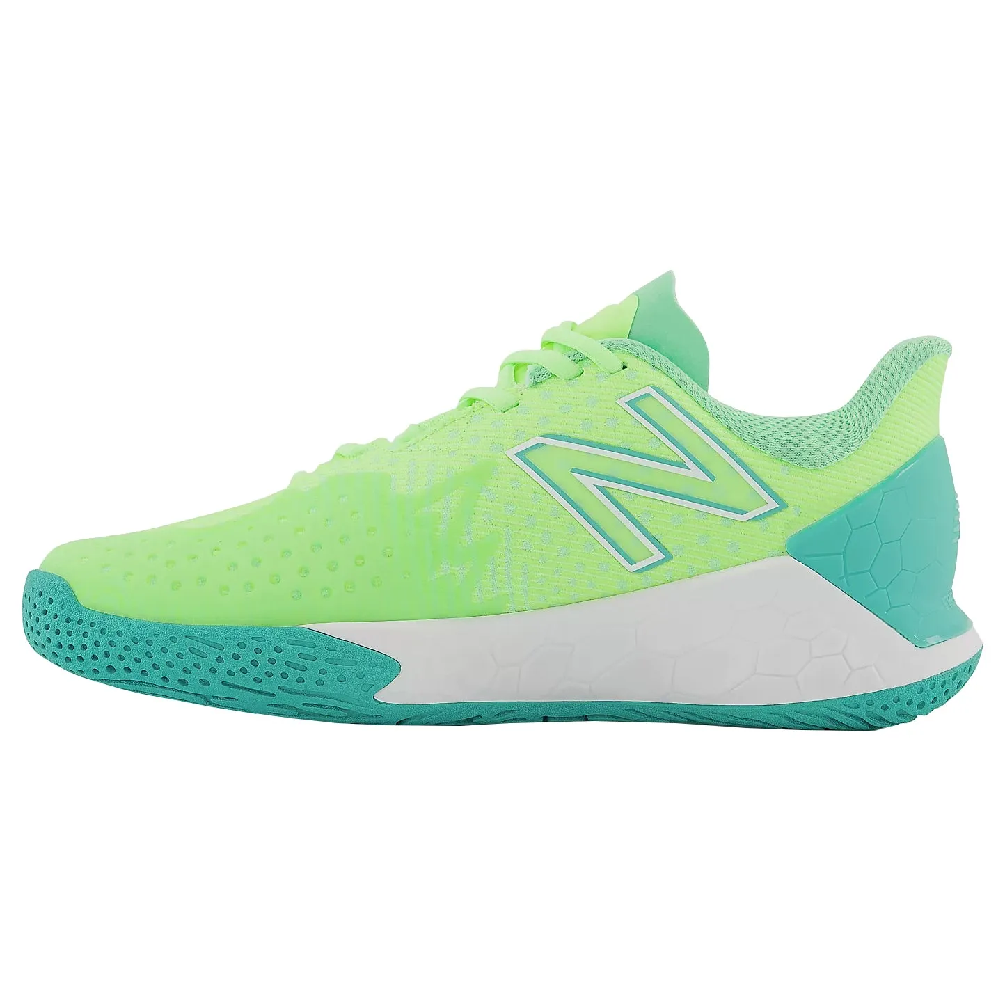 New Balance Fresh Foam X Lav V2 Bleached Lime Glo Womens Tennis Shoes