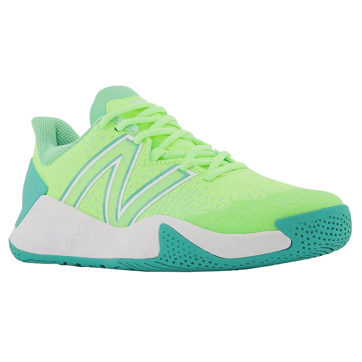 New Balance Fresh Foam X Lav V2 Bleached Lime Glo Womens Tennis Shoes