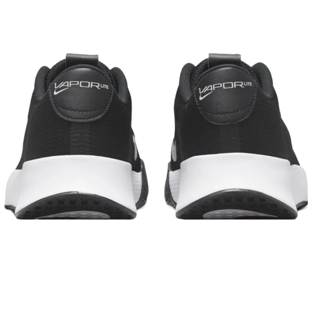 Nike Court Vapor Lite 2 Men's Hard Court Tennis Shoes - Black/White