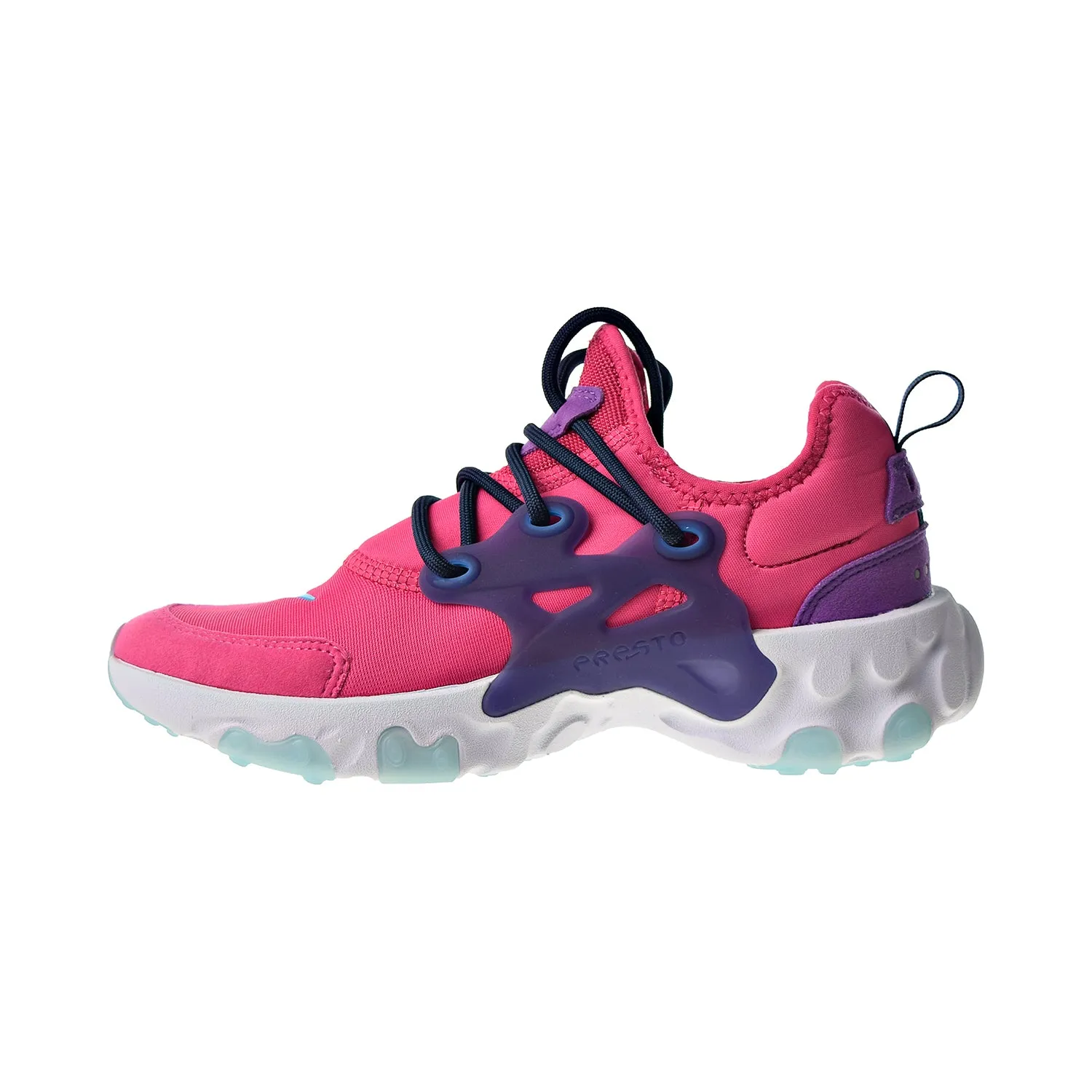 Nike React Presto Big Kids' Shoes Watermelon-Blue Fury-Purple Nebula