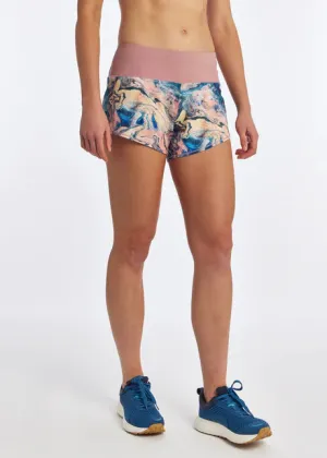 Oiselle | Roga Shorts | Women's | Bright Marble