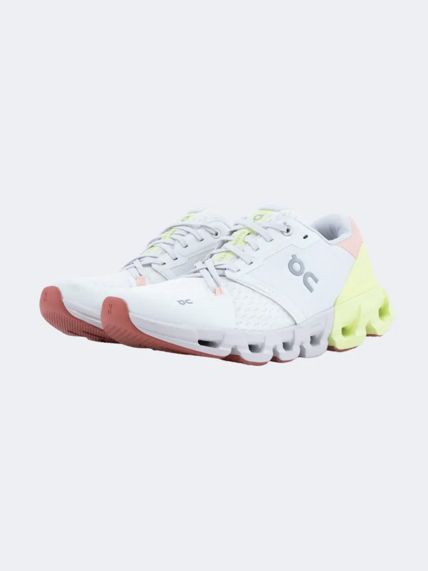 On Cloudflyer 4 Women Running Shoes White/Hay