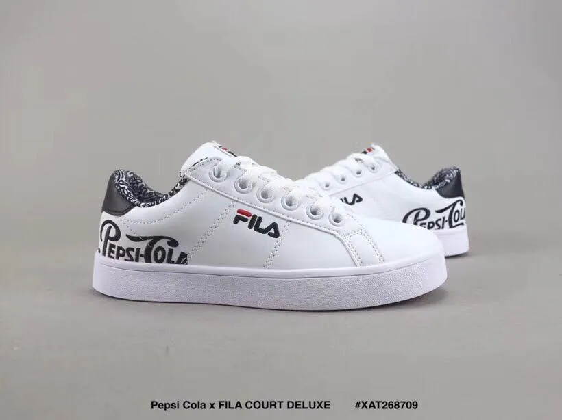 Pepsi Cola X Fila Court Deluxe Low Tennis Culture Shoes White