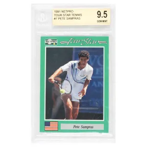 Pete Sampras 1991 NETPRO Tour Star Rookie Card