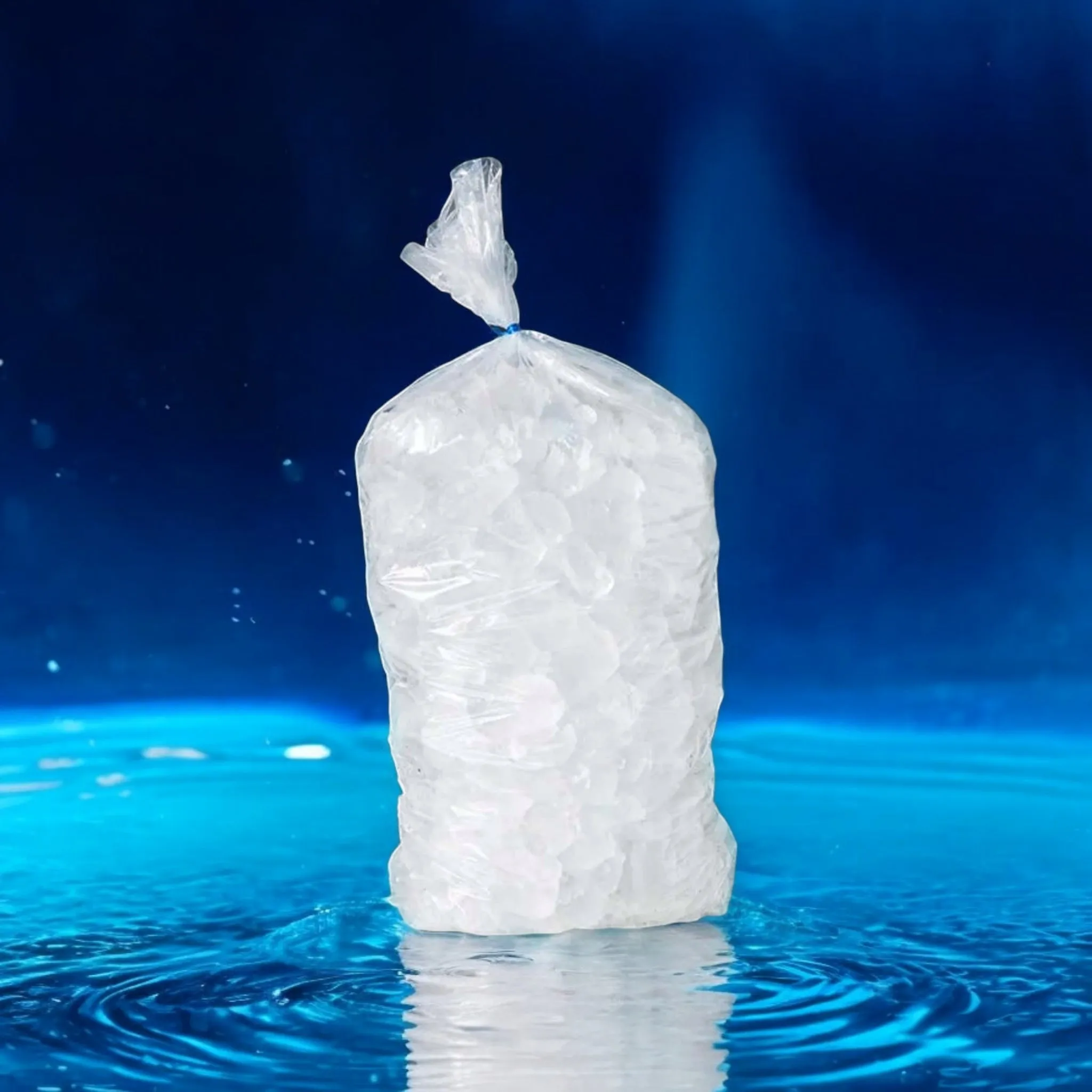 Plastic Bag 300x460mm 75microns 5kg Clear Ice Cube packet 100pack