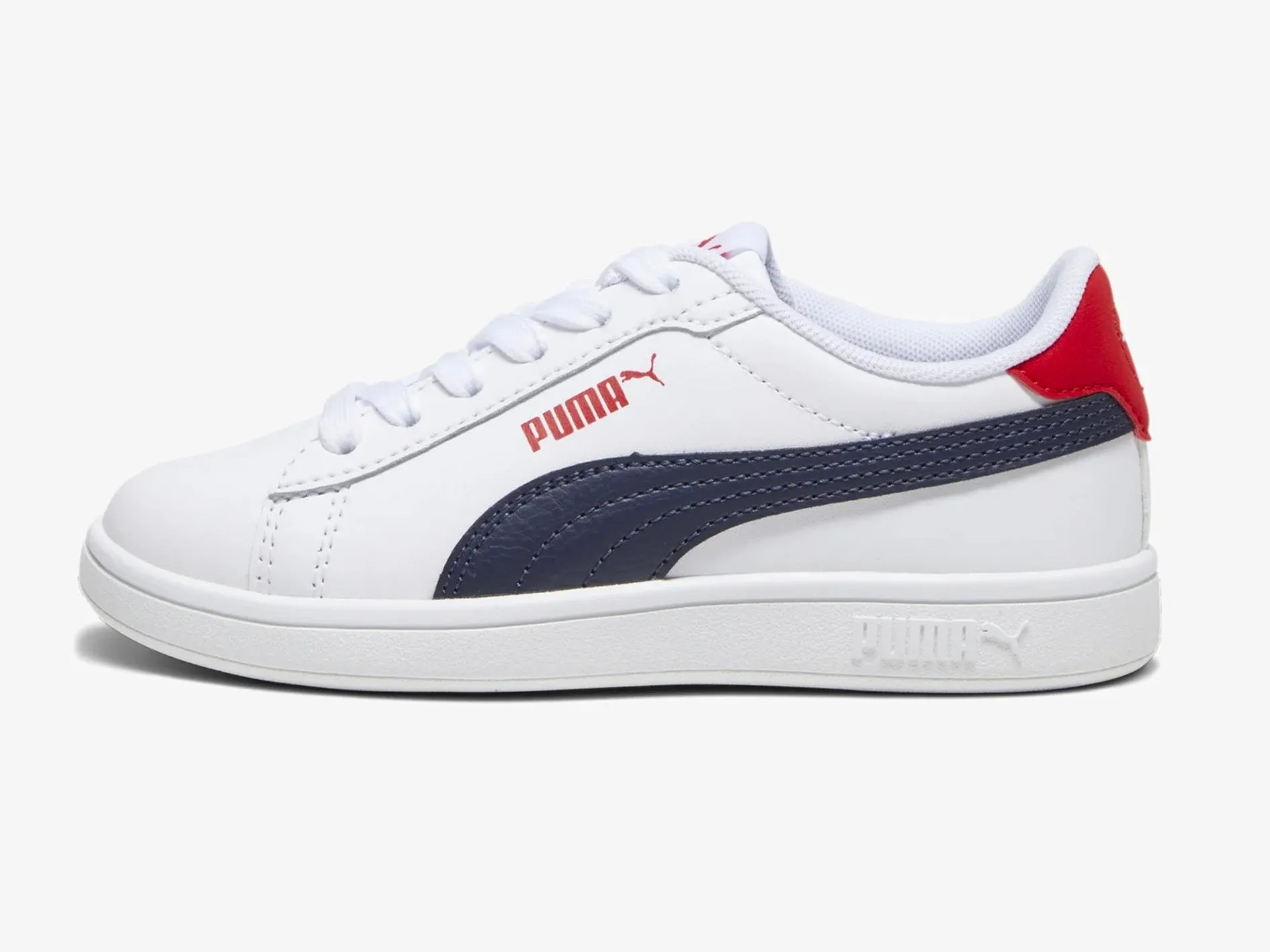 Puma Kids' Leather Smash 3.0 Pre School Casual Shoes