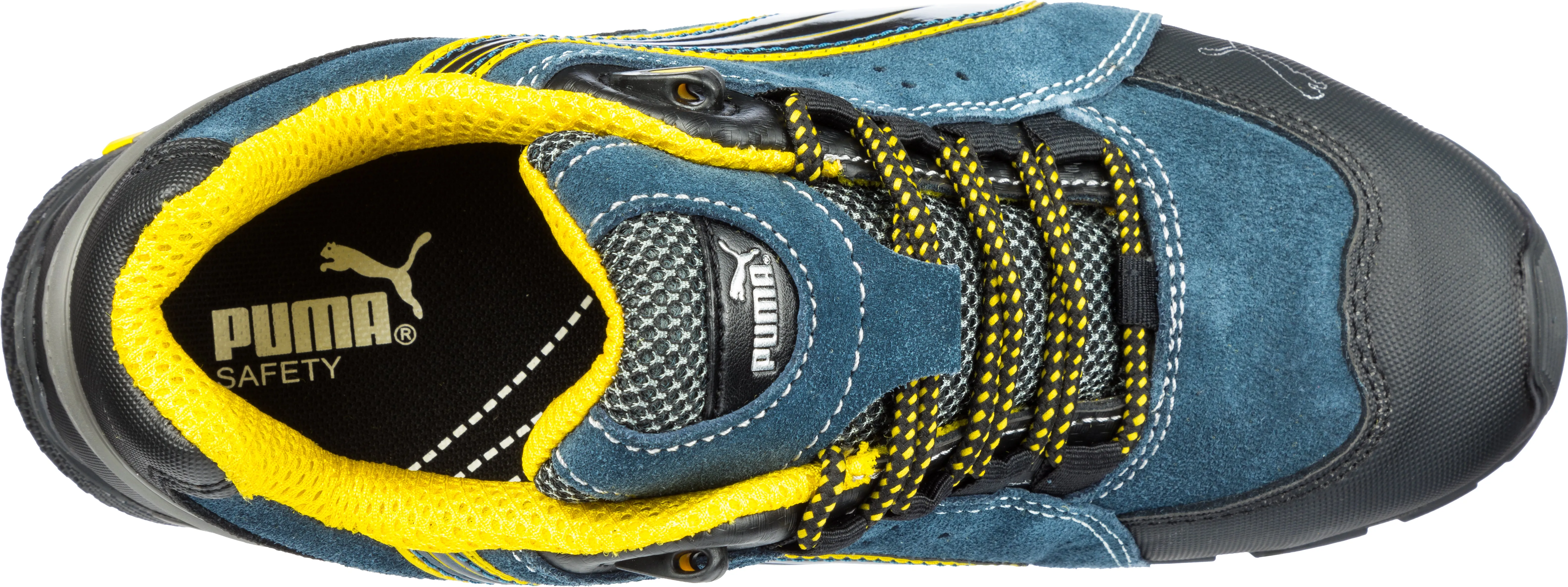 'Puma' Men's Rio Low ESD Aluminum Toe - Navy / Black / Yellow