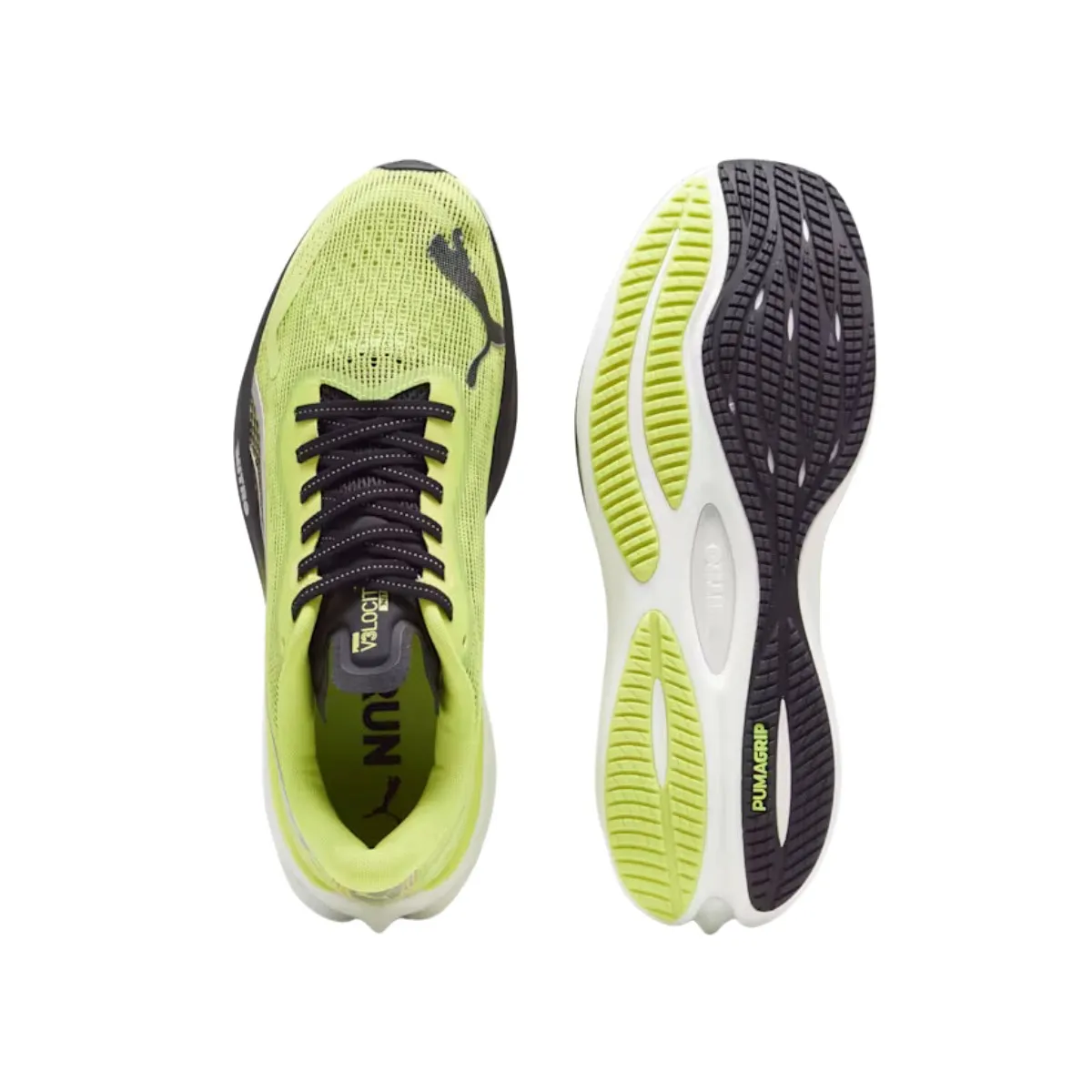 Puma Velocity Nitro 3 Green Black SS24 Sneakers