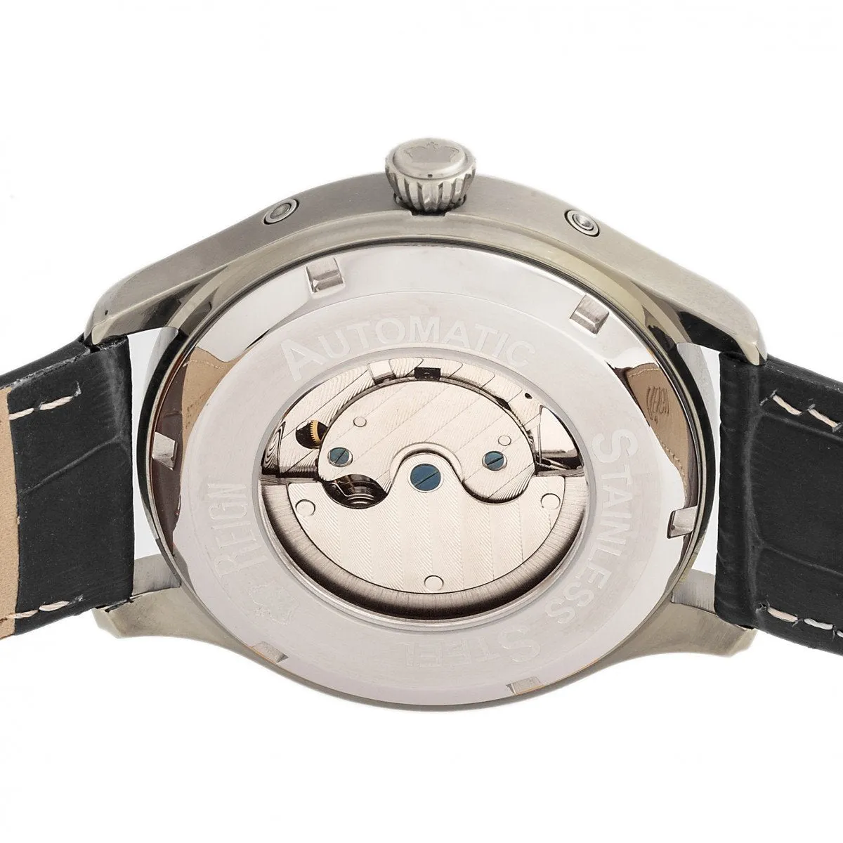 Reign Gustaf Automatic Leather-Band Watch