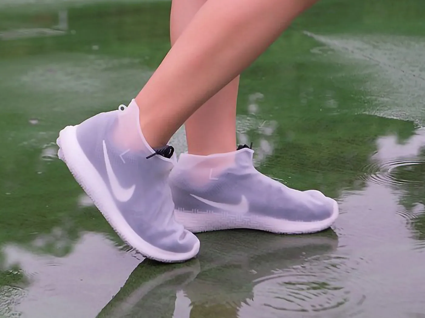 Reusable Anti Slip Silicone Waterproof Shoe Covers