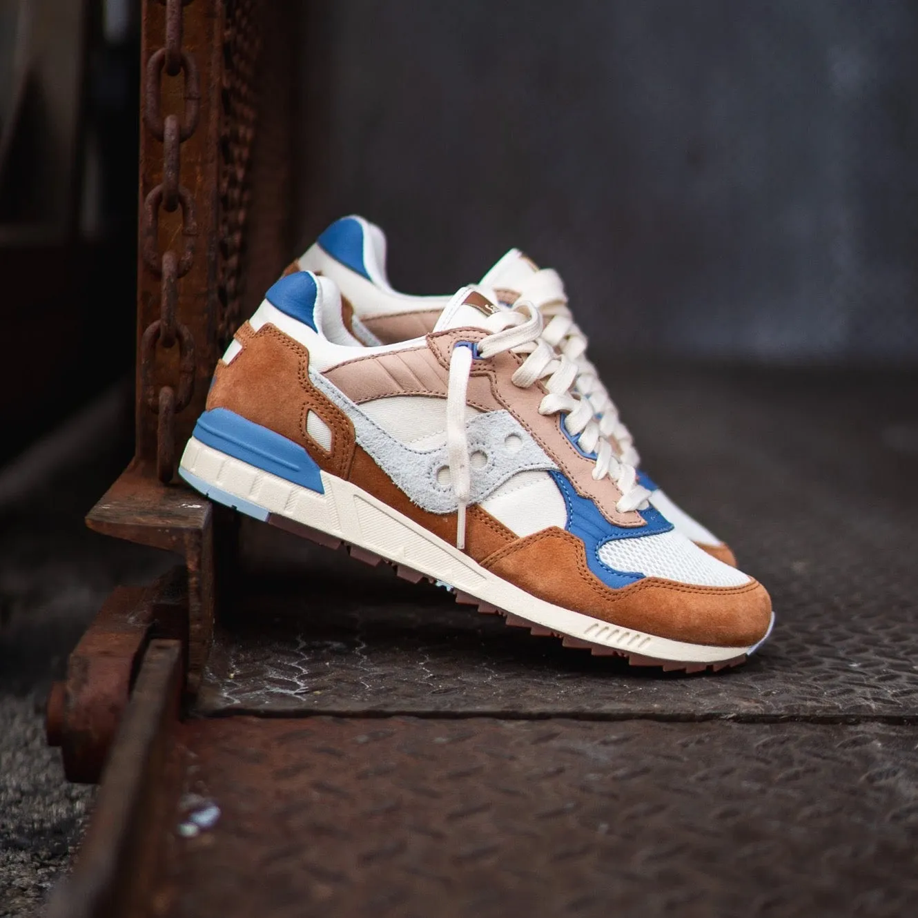 Saucony Shadow 5000 (Light Beige/Rust)