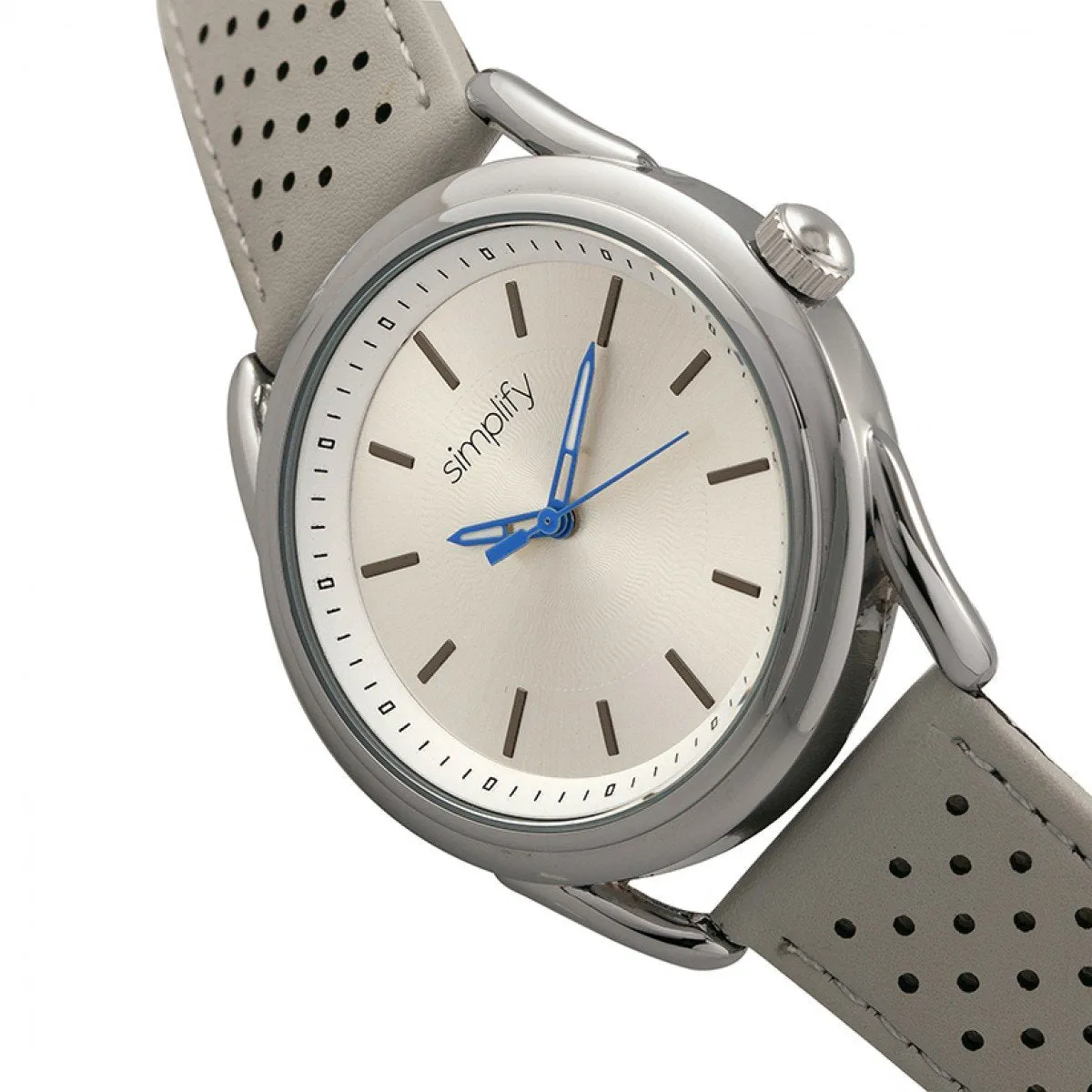 Simplify The 5900 Leather-Band Watch