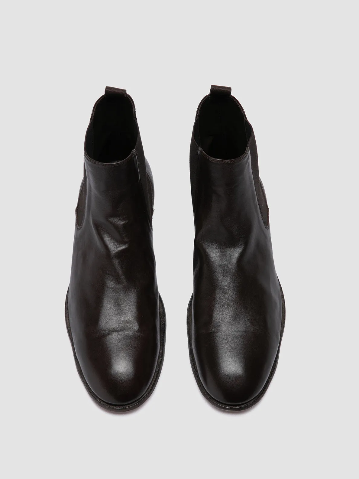 SOLITUDE 004 - Brown Leather Chelsea Boots