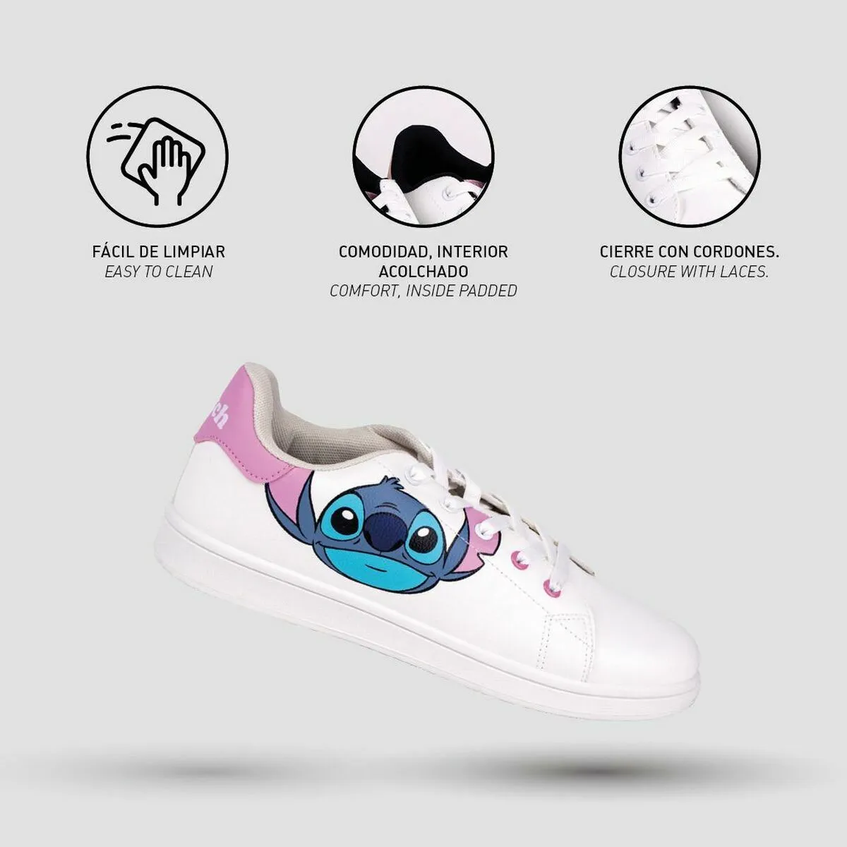 Sports Trainers for Women Stitch White