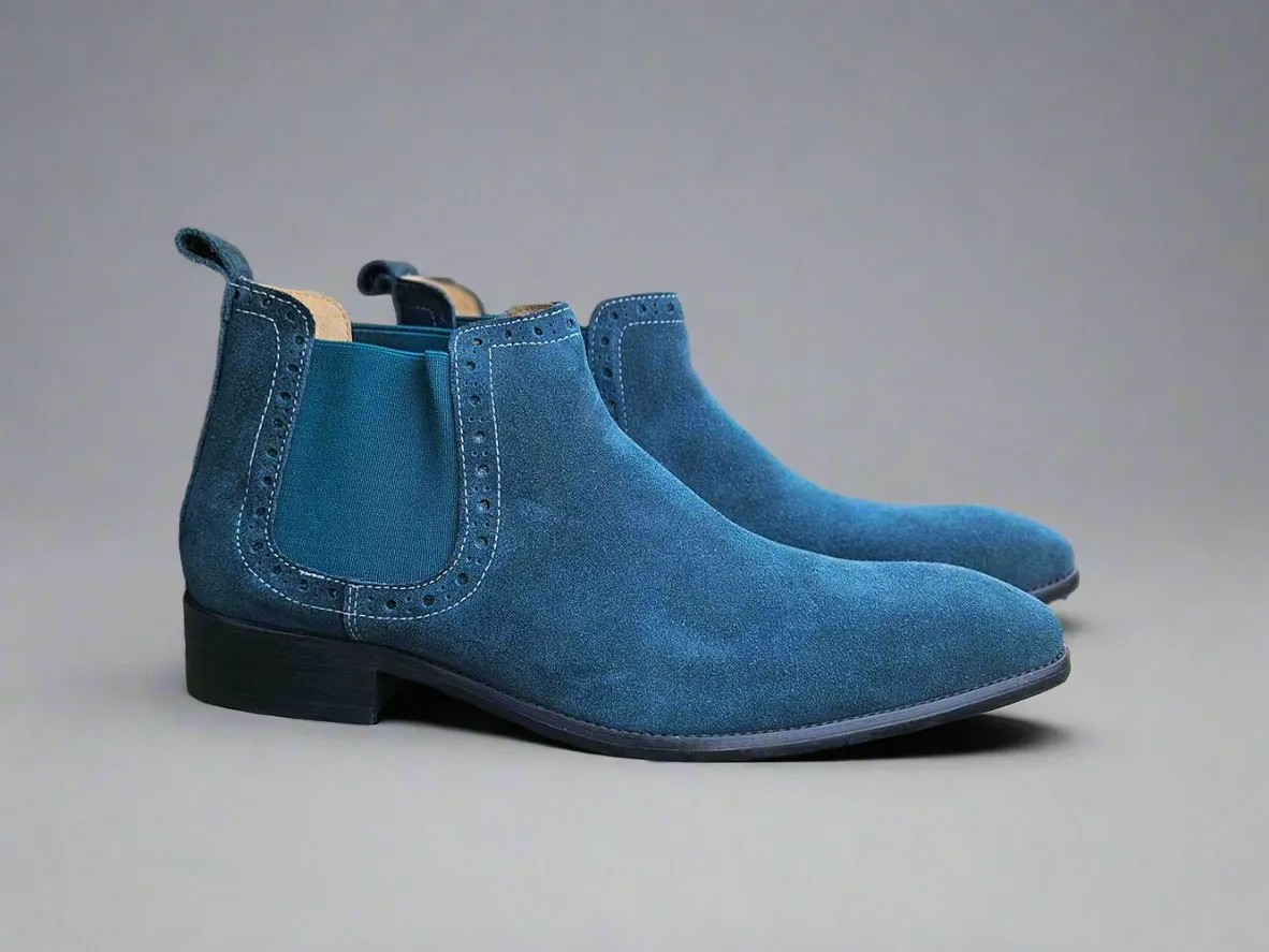 Suede Ankle Chelsea Boot