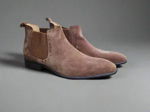 Suede Ankle Chelsea Boot