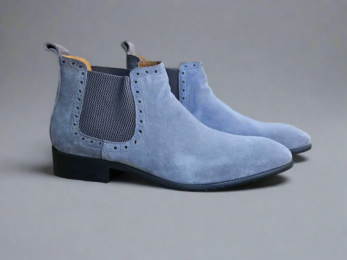 Suede Ankle Chelsea Boot