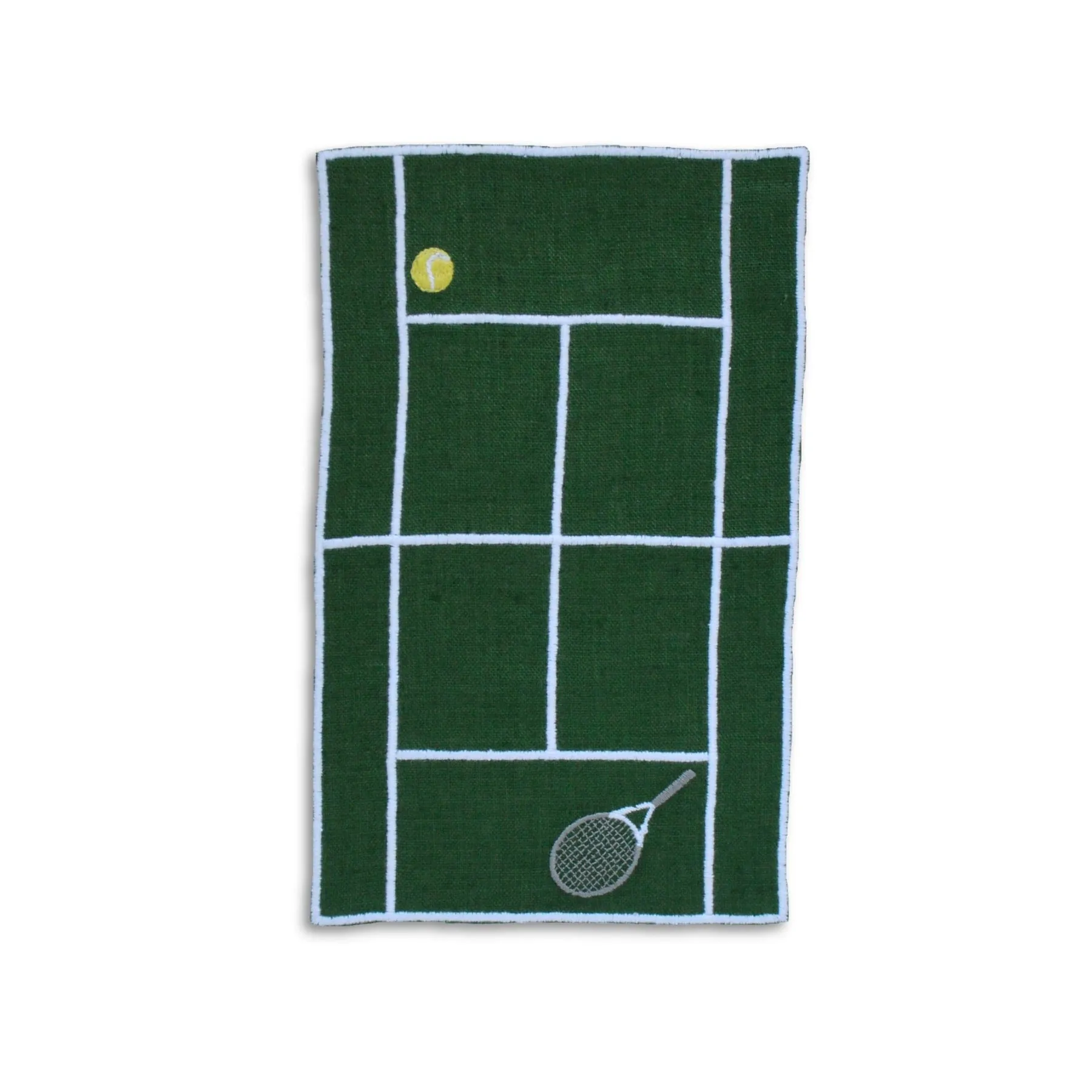 Tennis Court Cocktail Napkins (set of 4)