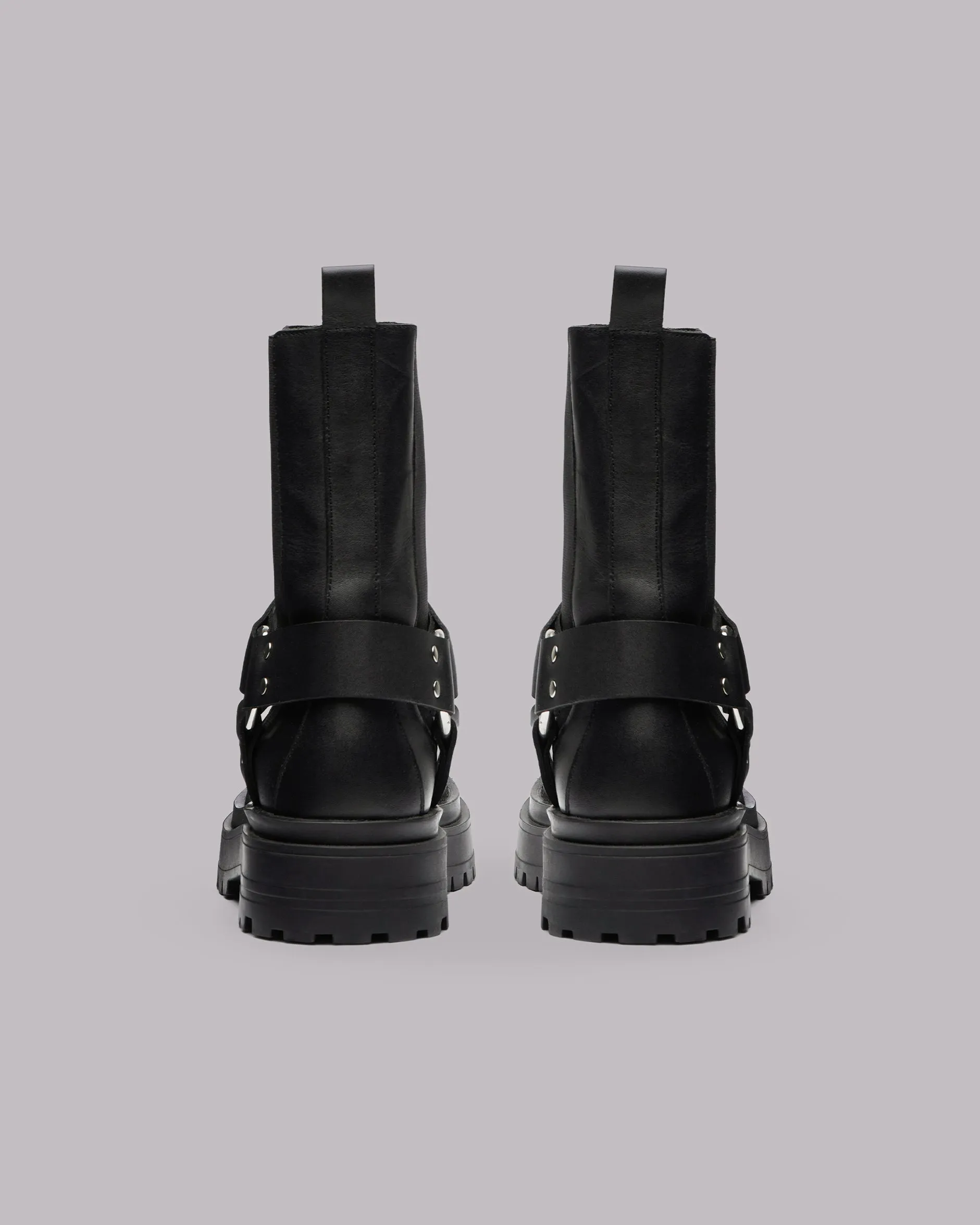 The Black Biker Boots