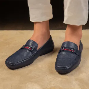 The Cedrive Blue Men's Driving Loafers Tresmode