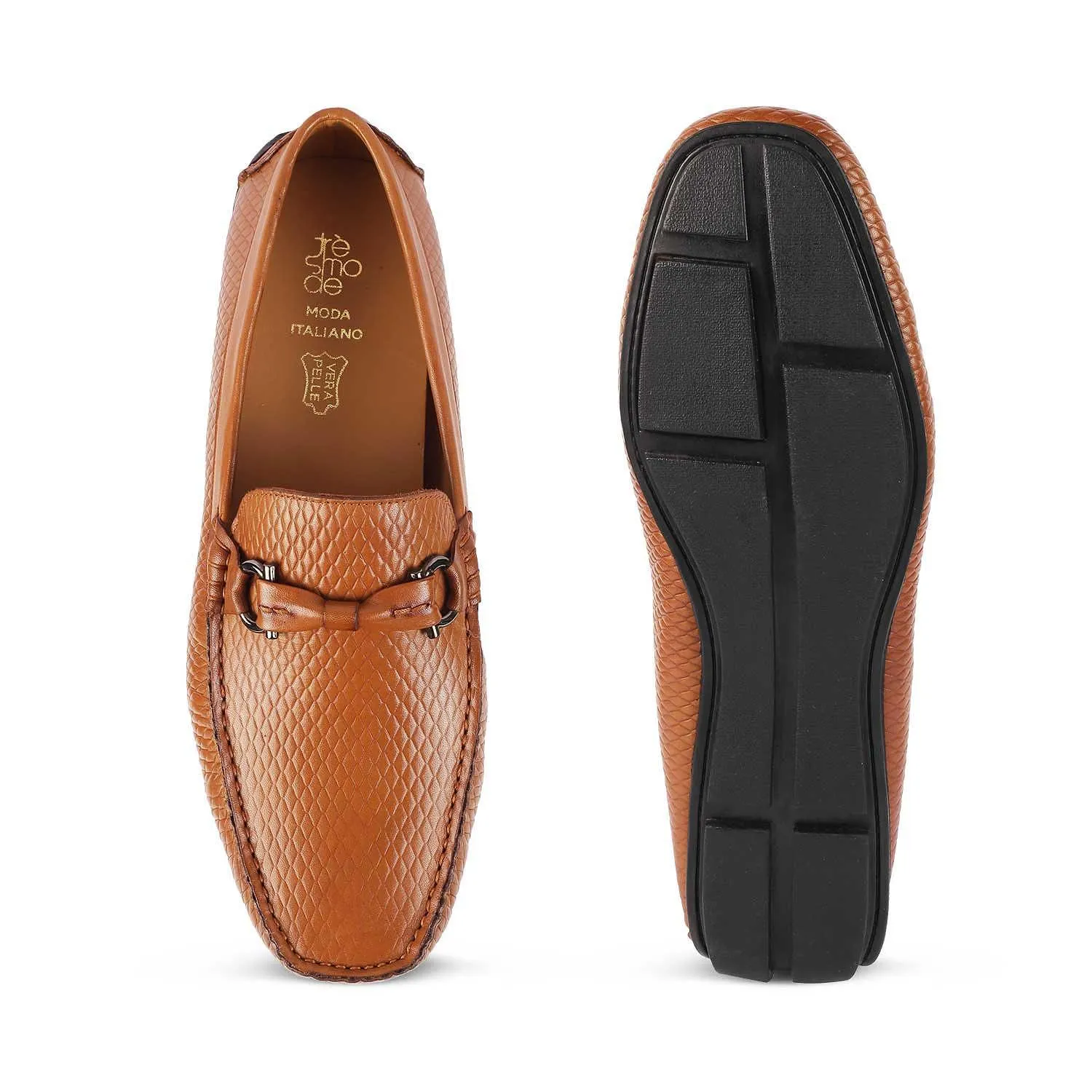 The Cover Tan Men's Leather Driving Loafers Tresmode