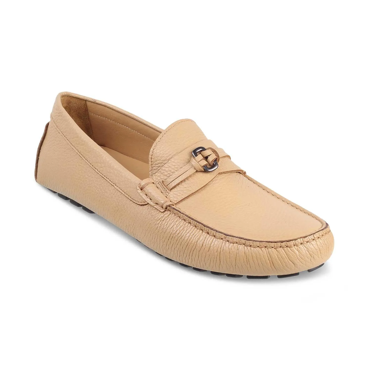 The Yacht Tan Men's Handcrafted Leather Driving Loafers Tresmode