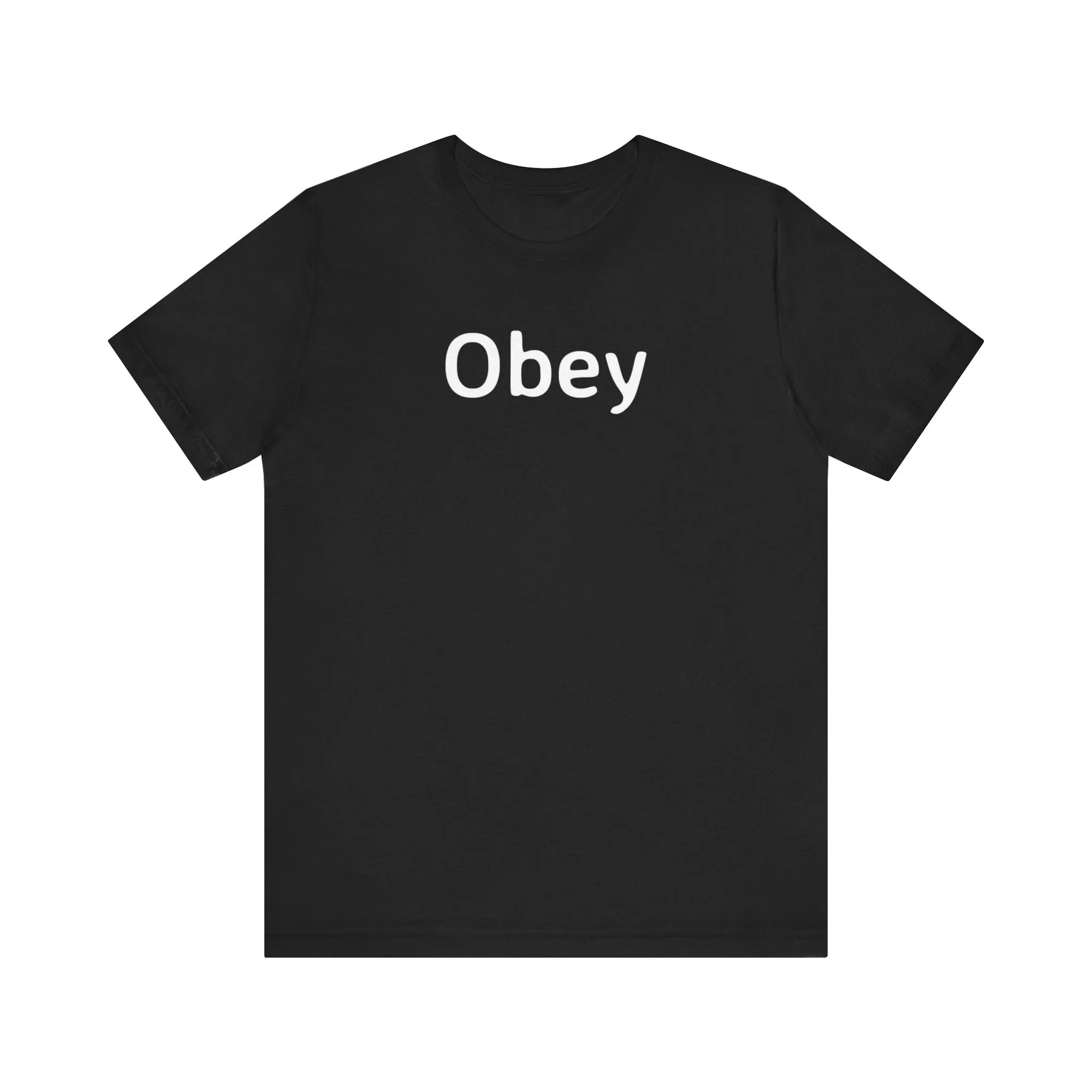 Unisex Jersey Short Sleeve Tee - "Obey"