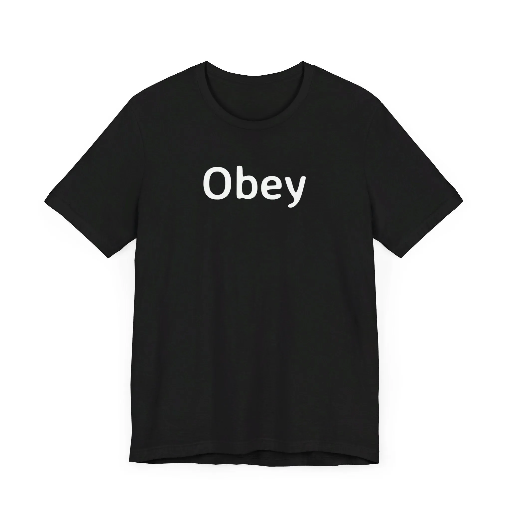 Unisex Jersey Short Sleeve Tee - "Obey"