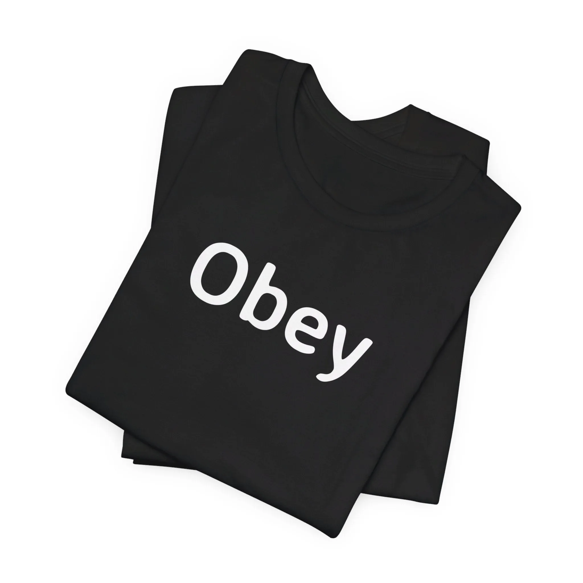 Unisex Jersey Short Sleeve Tee - "Obey"