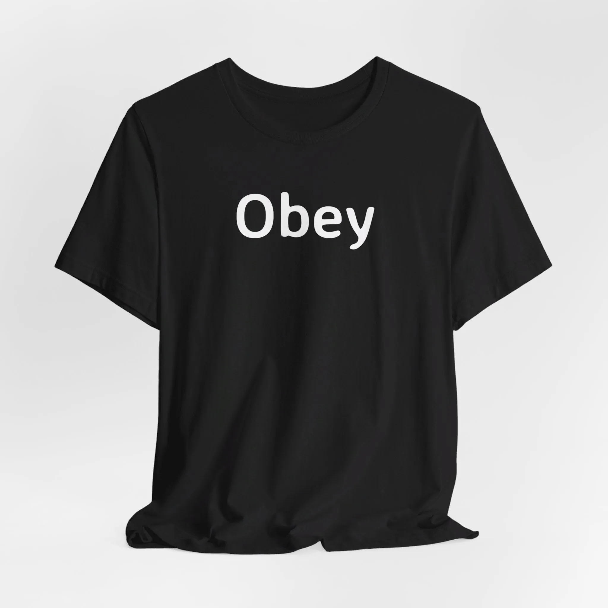 Unisex Jersey Short Sleeve Tee - "Obey"