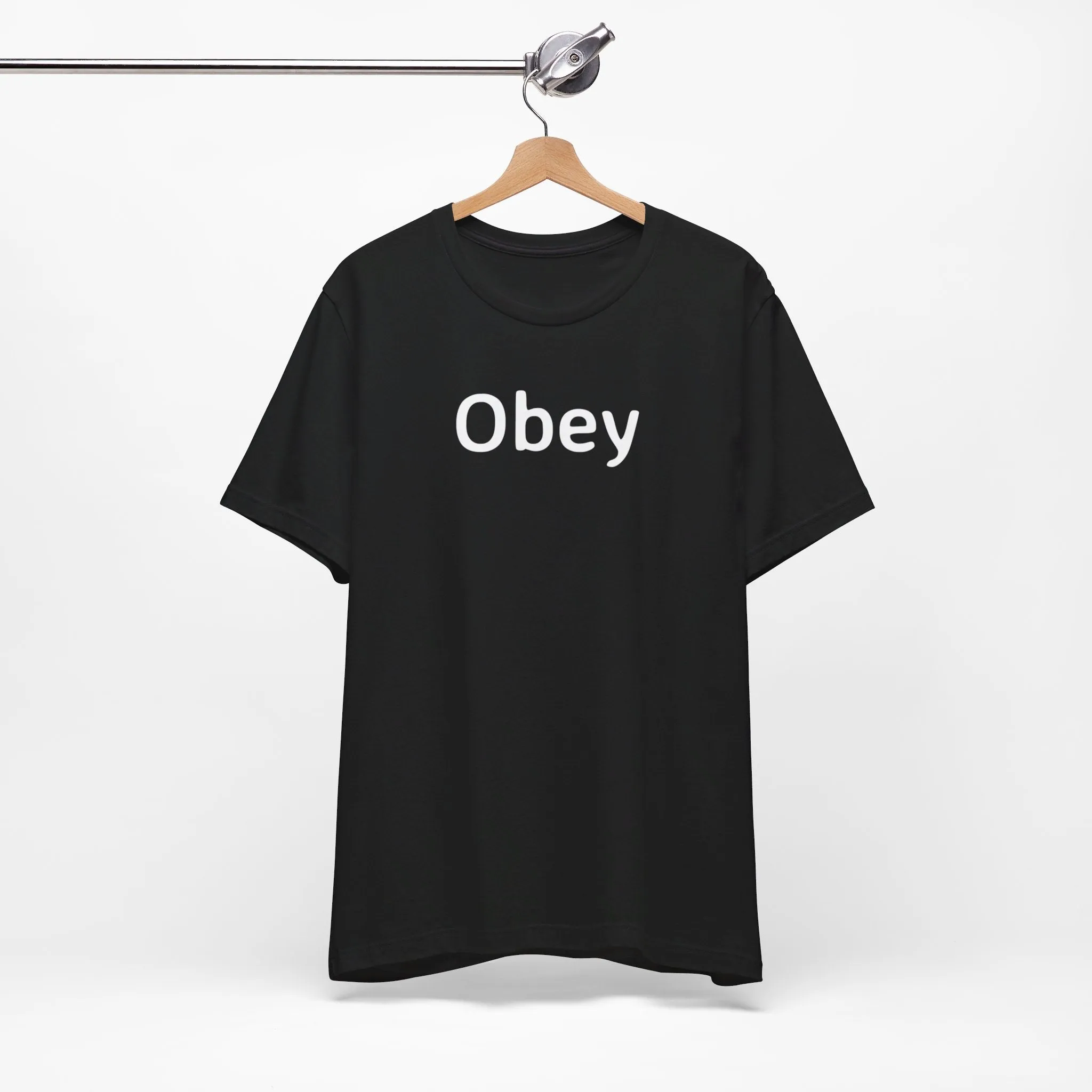 Unisex Jersey Short Sleeve Tee - "Obey"