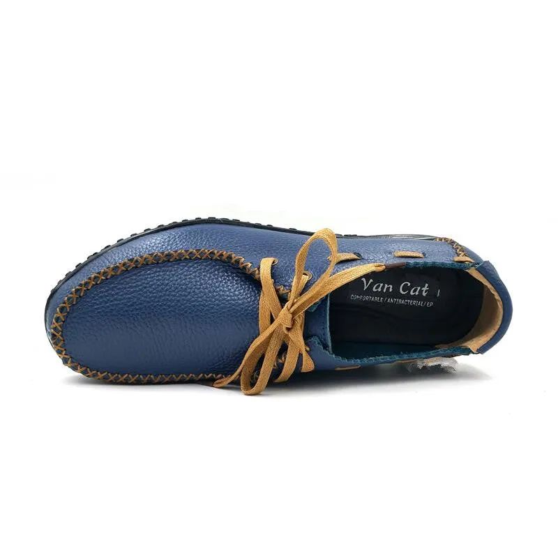 VANCAT Casual Shoes For Men Luxury Brand Designer Men Shoes Spring Autumn Fashion Men Genuine Leather Shoes Men Shoes Moccasin