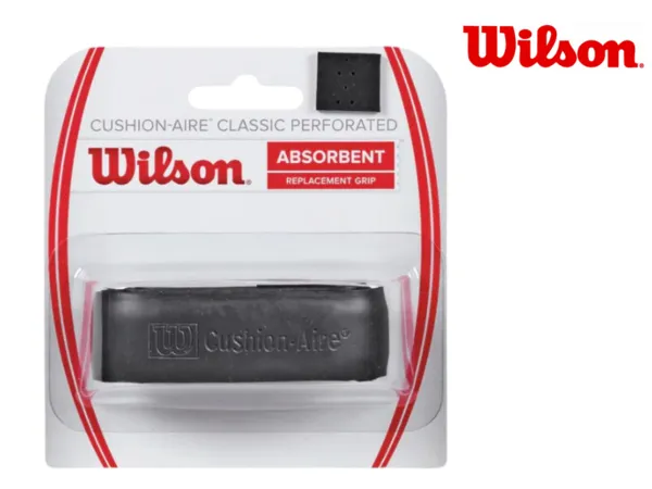 Wilson Cushion-Aire Classic Perforated Grip Black