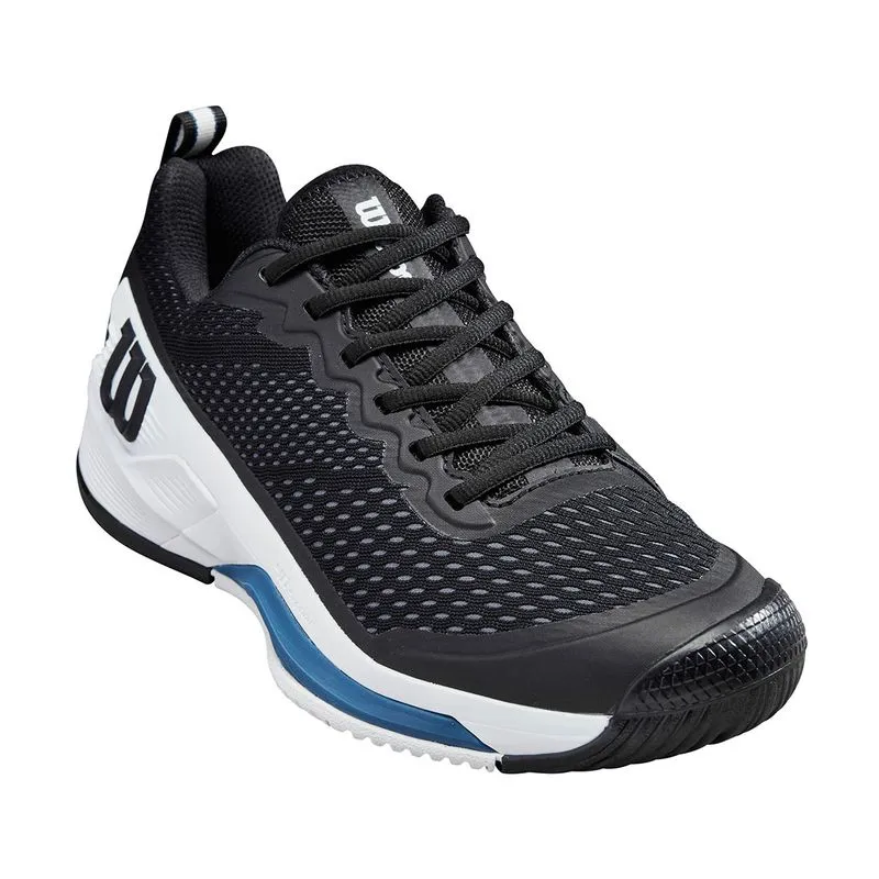 Wilson Men's Rush Pro 4.5 Tennis Shoes Black Ensign Blue