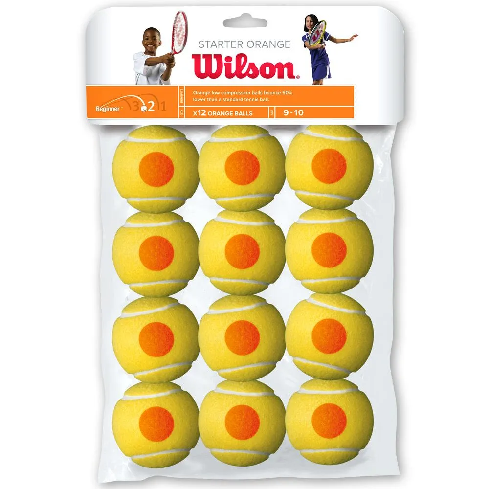 Wilson Starter Orange 12 Pack