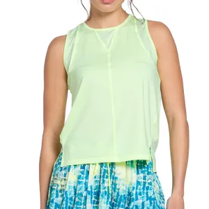 Women`s Island Time Tennis Tank Lemon Frost