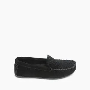 Womens' Sophia Driver Moc - Black